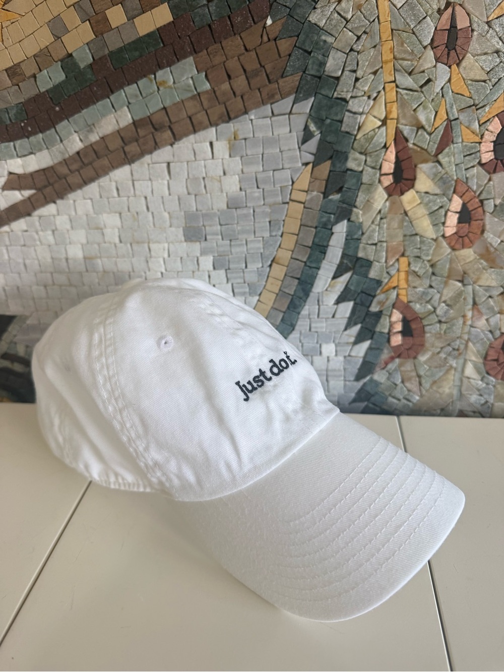 Nike White 'Just Do It.' Hat